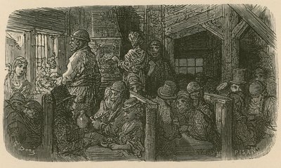 Petticoat Lane coffeeshop door Gustave Dore